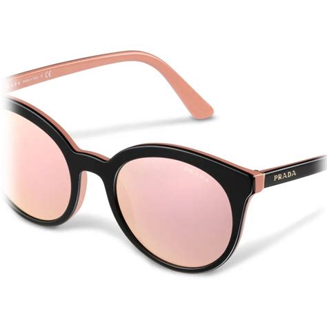 black and pink prada glasses